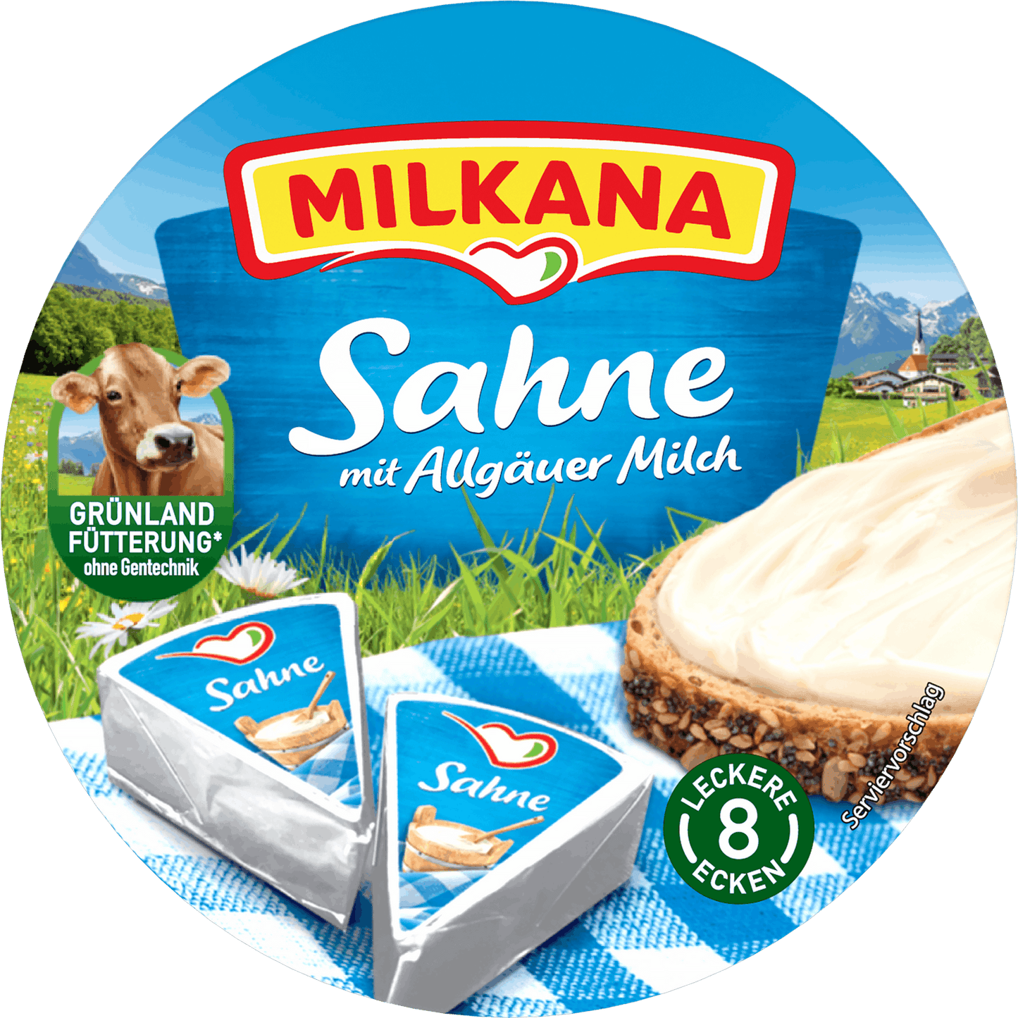 Milkana Sahne 8ST 190g