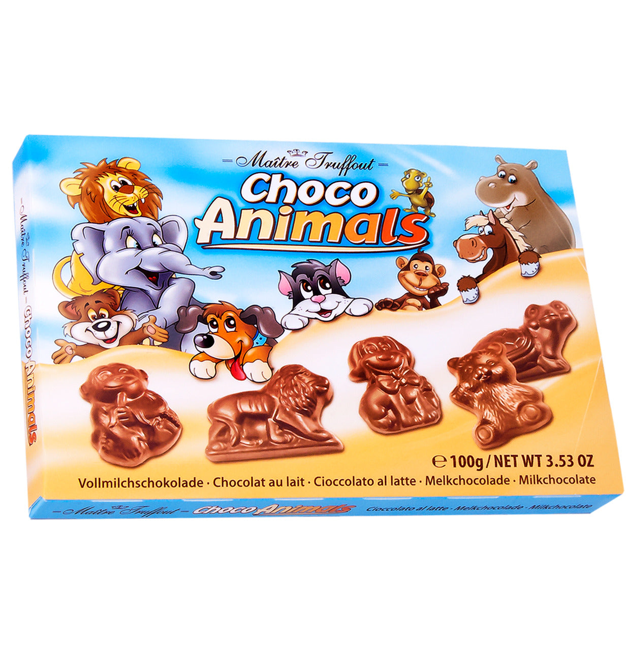 Maitre Truffout Vollmilchschokolade Choco Animals 100g