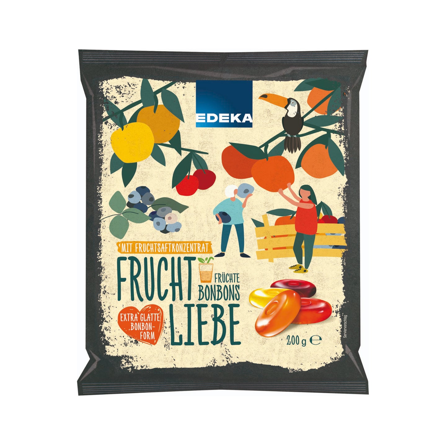 EDEKA Fruchtbonbon Mischung 200g