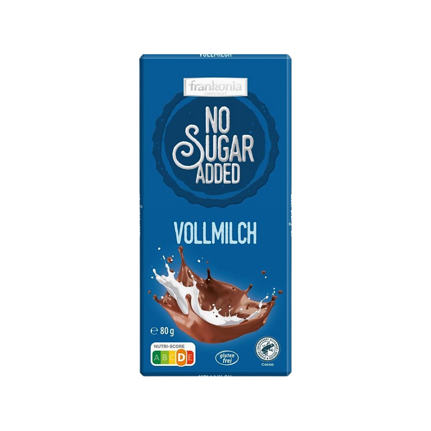 Frankonia Vollmilch-Tafel no sugar 80g