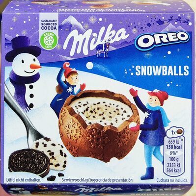 Milka Snow Balls Oreo 112g