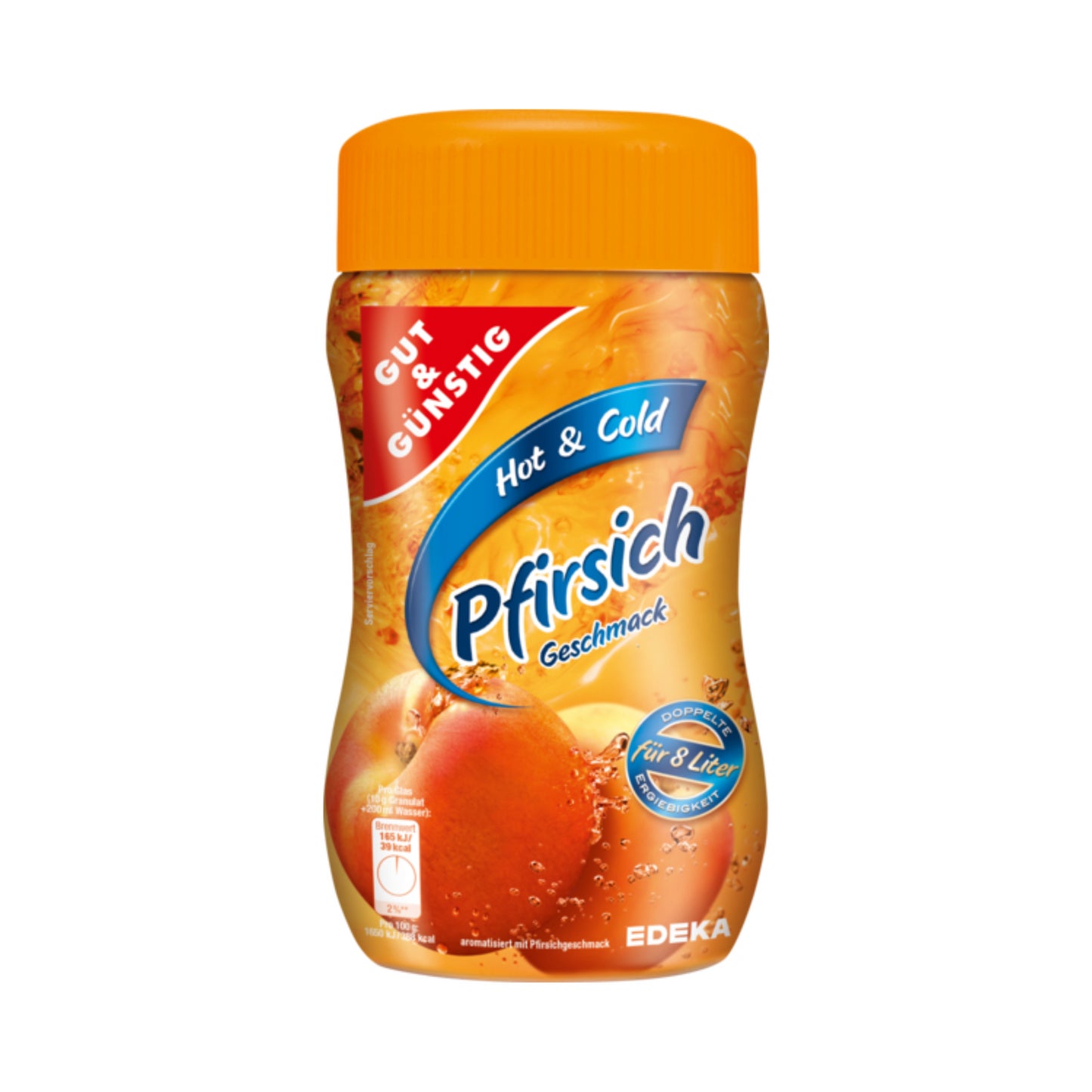 GUT&GÜNSTIG Instantteegetränk Pfirsich 400g