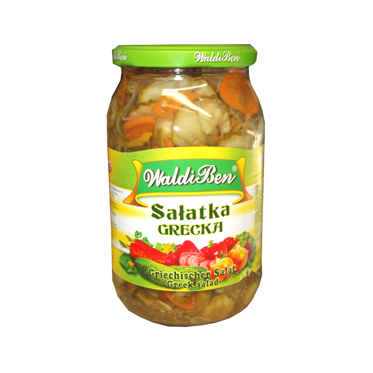 Waldiben Salatka Grecka Griechischer Salat 840g