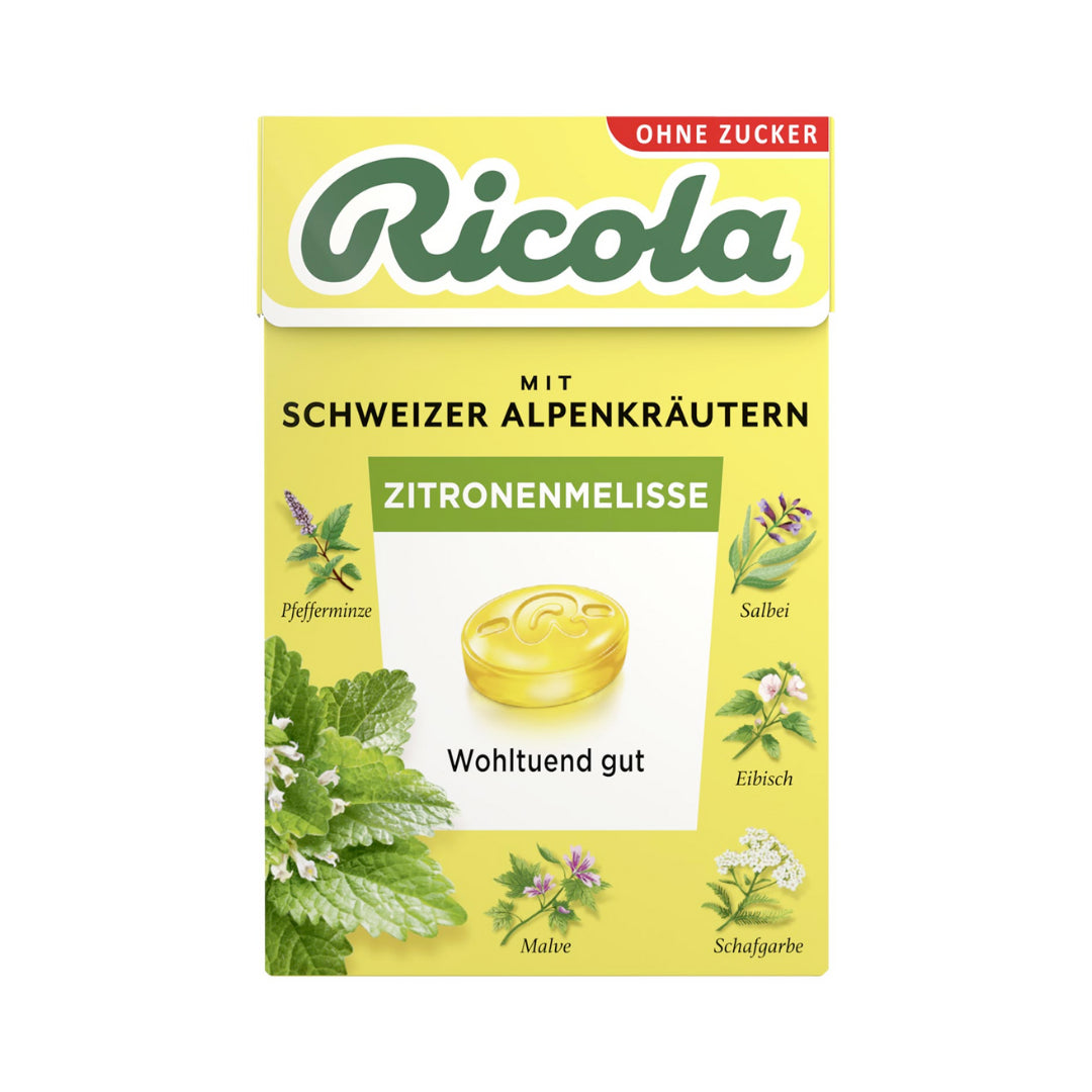 Ricola Zitronenmelisse Hustenbonbons ohne Zucker 50g