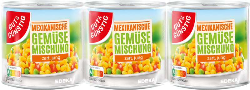 GUT&GÜNSTIG Mexikanische Gemüsemischung 3x150g