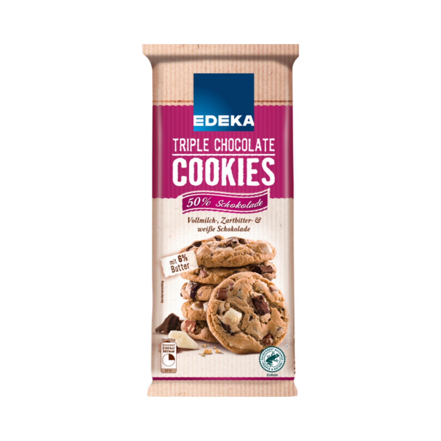 EDEKA Herzstücke Cookies Triple Chocolate 200g