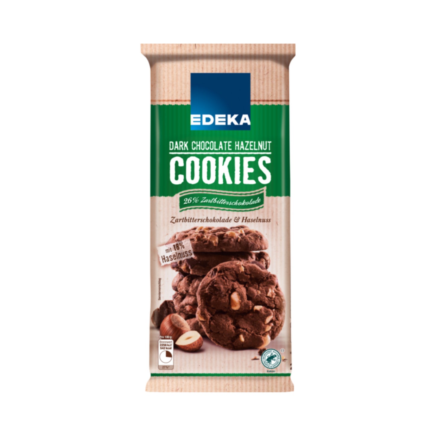 EDEKA Herzstücke Cookies Dark Chocolate&Hazelnut 200g