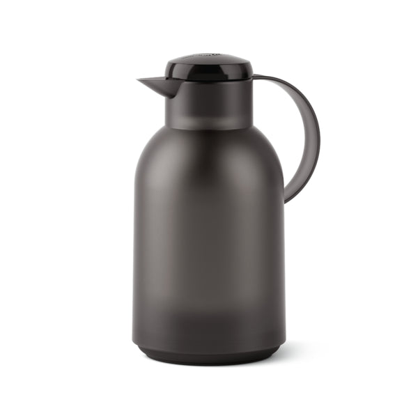 Emsa Isolierkanne Samba Quick-Press transluzent schwarz 1,5l