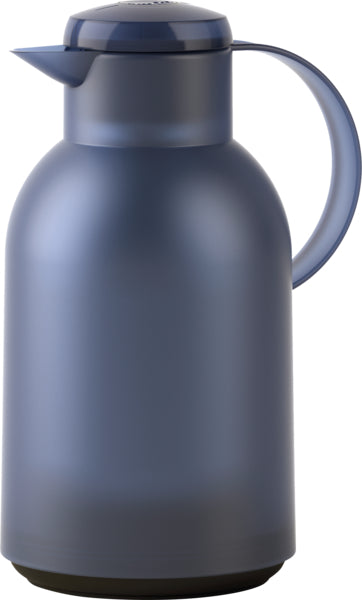 Emsa Isolierkanne Samba Quick-Press transluzent blaugrau 1,5l