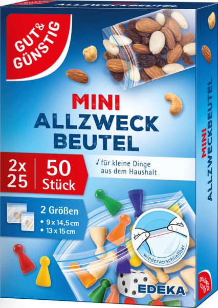 GUT&GÜNSTIG Mini Allzweckbeutel 50ST