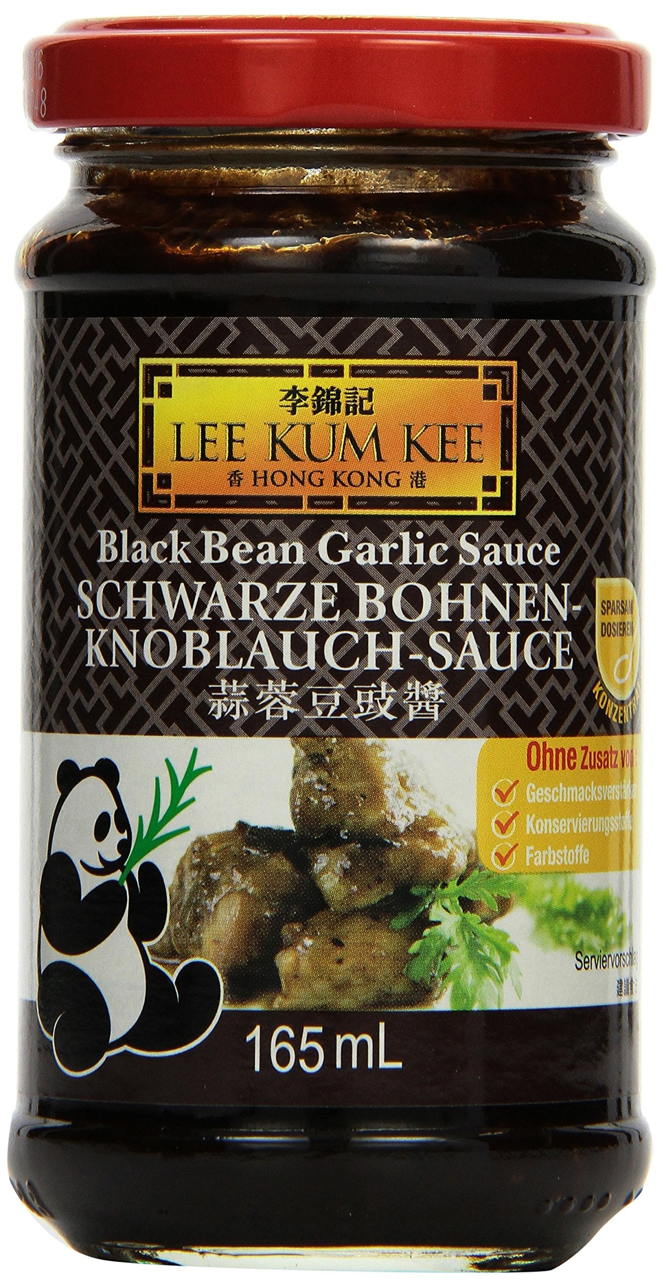 Lee Kum Kee Schwarze Bohnen Knoblauch Sauce 165ml
