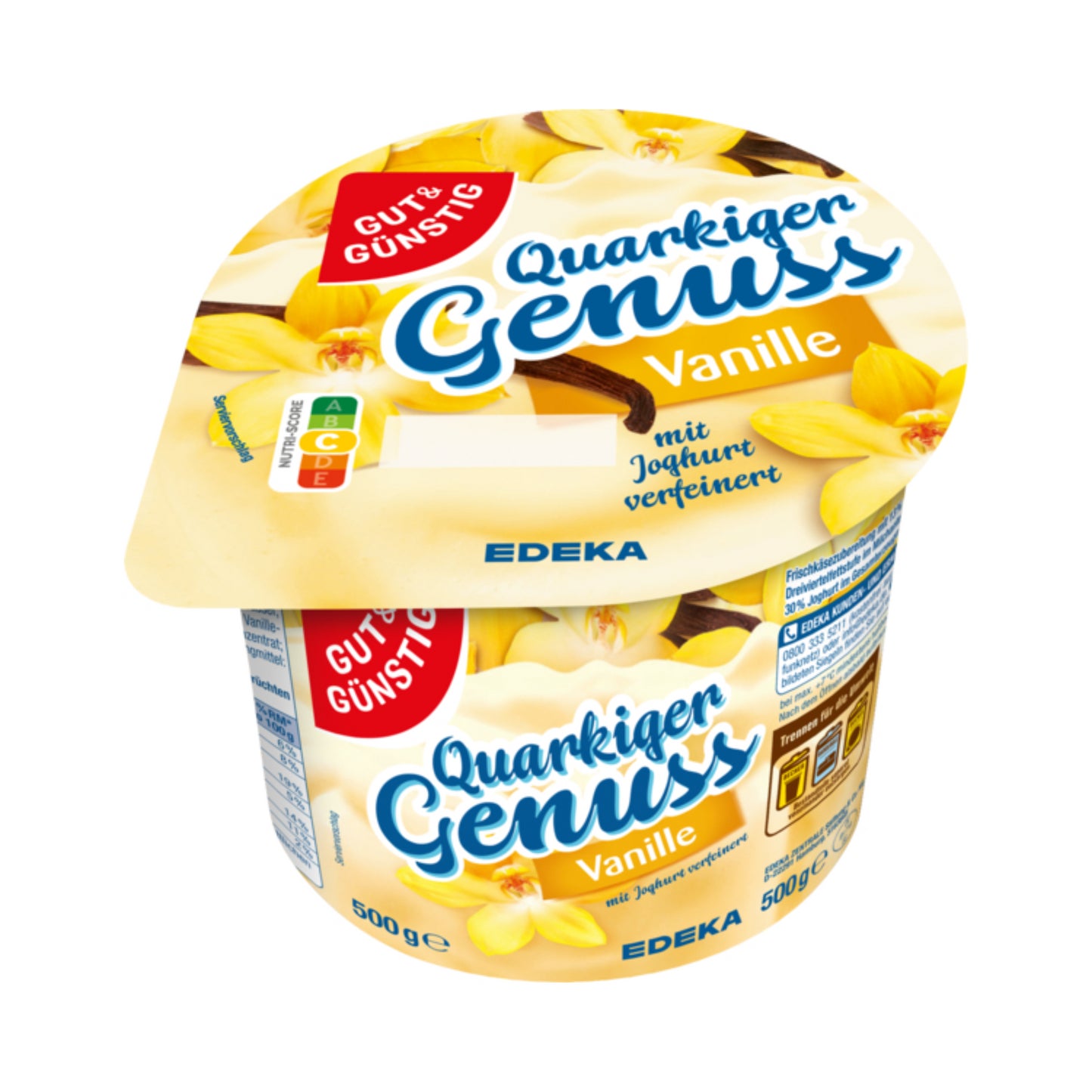 GUT&GÜNSTIG Quarkiger Genuss Vanille 500g