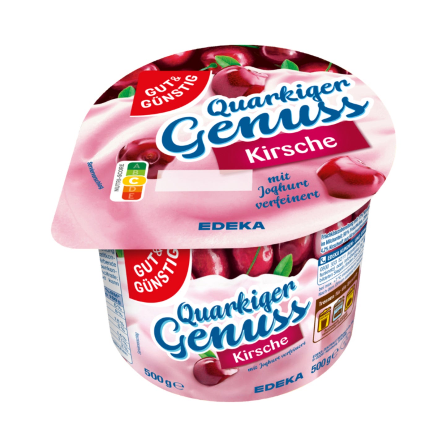 GUT&GÜNSTIG Quarkiger Genuss Kirsche 500g