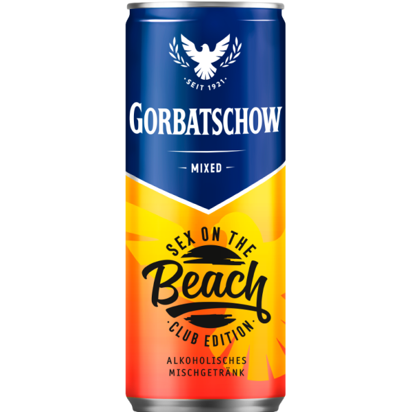 Gorbatschow Club Edition Sex on the Beach 10% 0,33l DPG