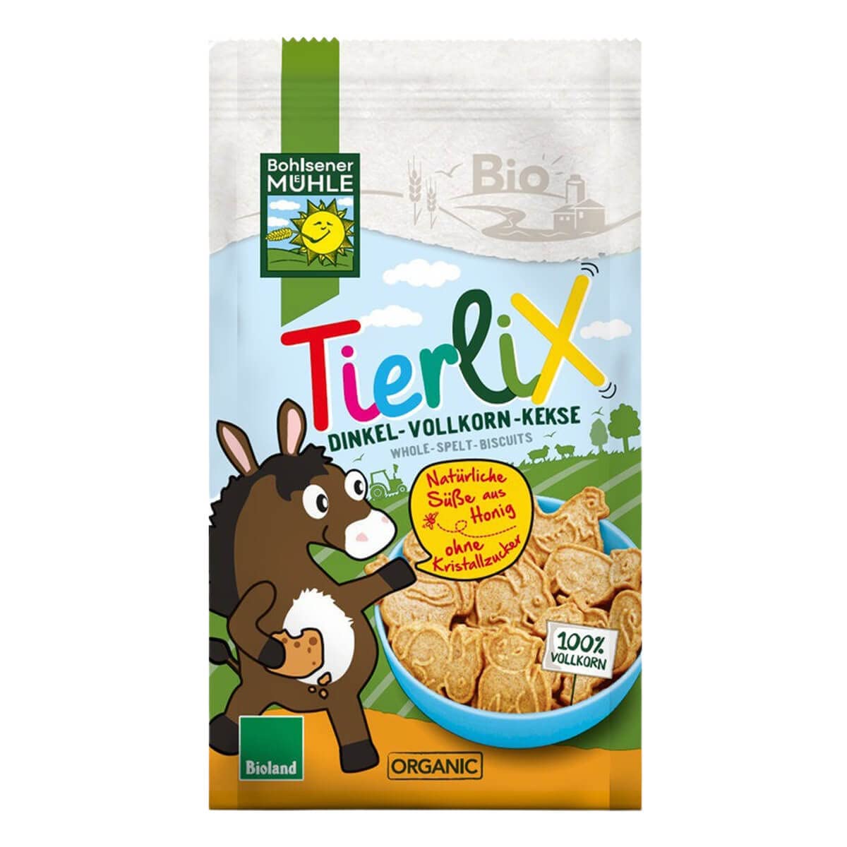 Bio Bohlsener Mühle Tierlix Dinkel-Kinderkekse 125g