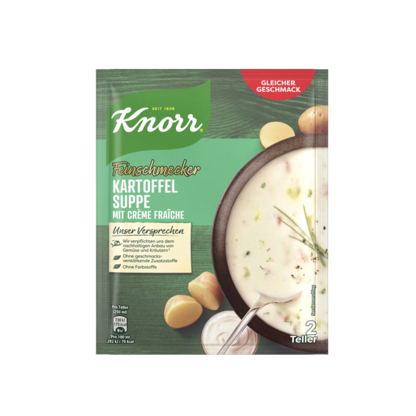 Knorr Feinschmecker Kartoffel Creme Fraiche Suppe für 0,5l 70g