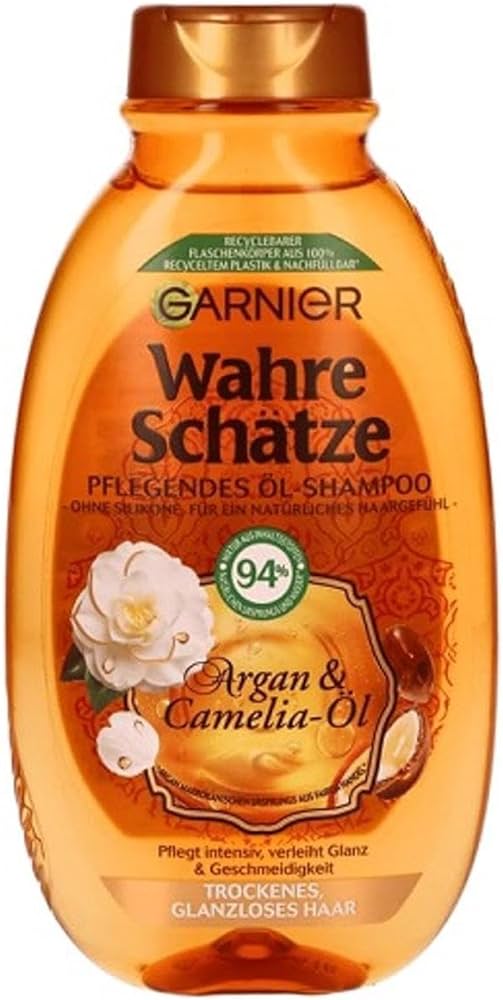 Garnier Wahre Schätze Shampoo Argan+Camelia Öl für trockenes Haar 250ml