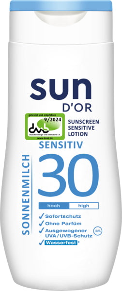 sun D'OR Sonnenmilch sensitiv LSF 30 250ml