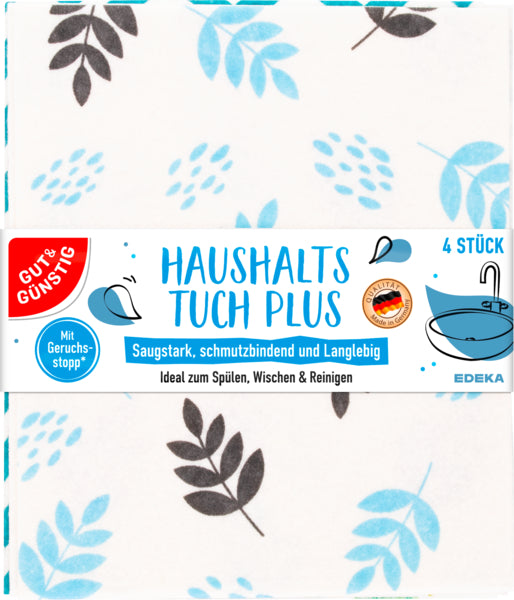 GUT&GÜNSTIG Haushaltstuch Plus 4ST