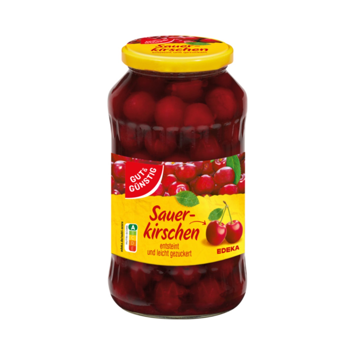 GUT&GÜNSTIG Sauerkirschen leicht gezuckert 680g