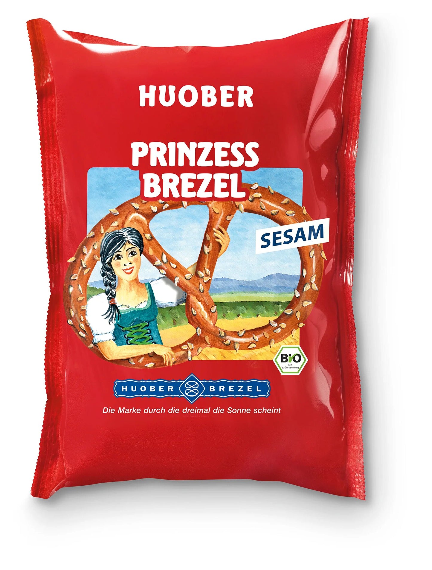 Bio Huober Prinzess Brezel mit Salz 125g