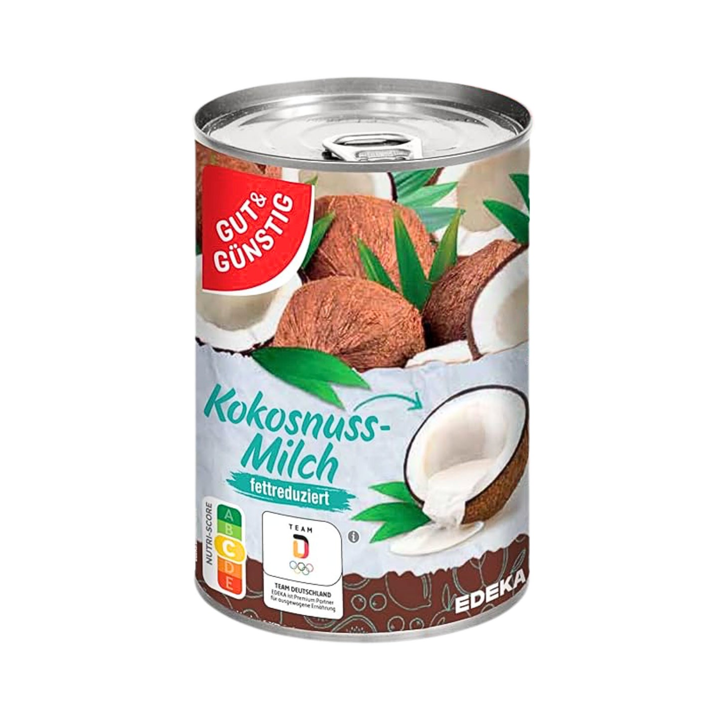 GUT&GÜNSTIG Kokosnussmilch fettreduziert 12%-14% Fett 400ml