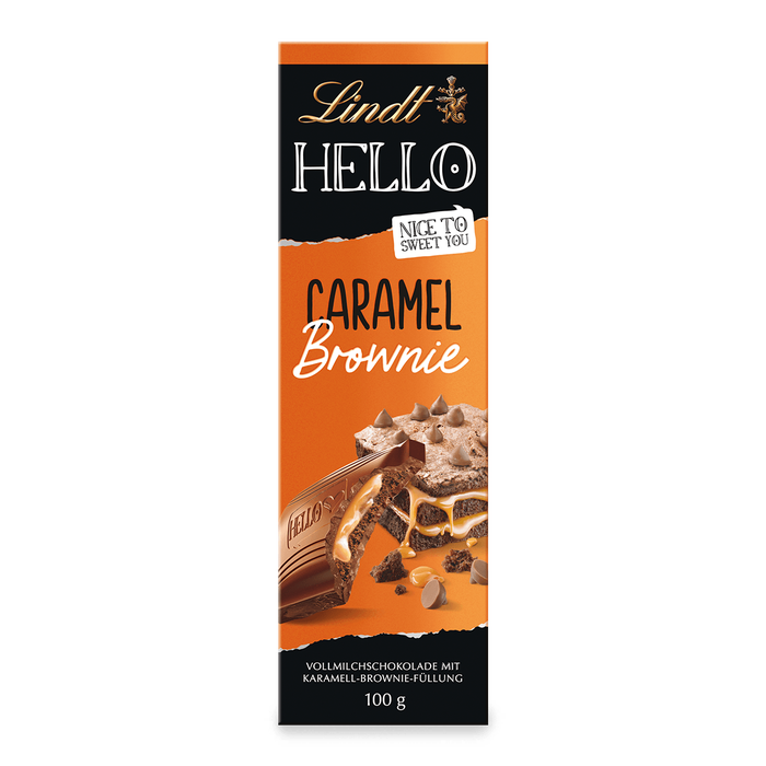 Lindt Hello Tafel Caramel Brownie 100g