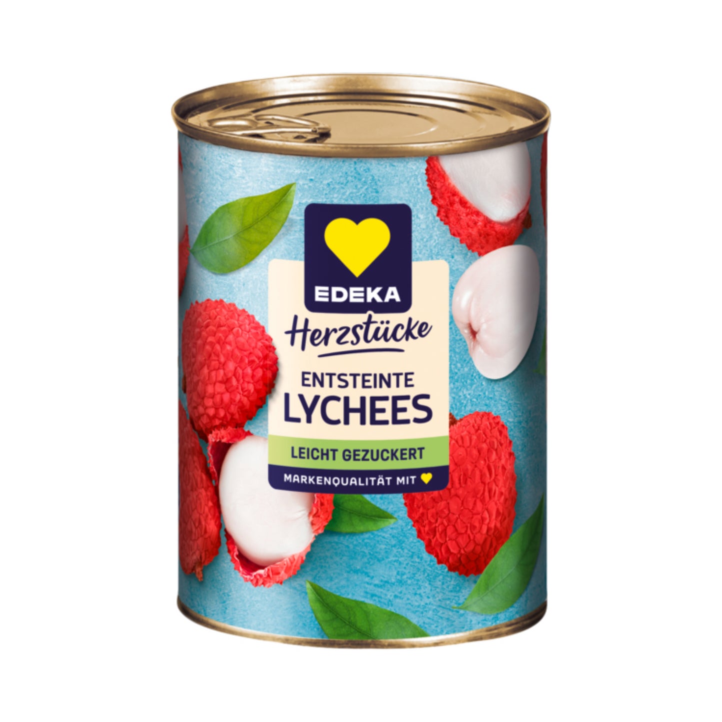 EDEKA Herzstücke Lychees entsteinte Früchte leicht gezuckert 425g