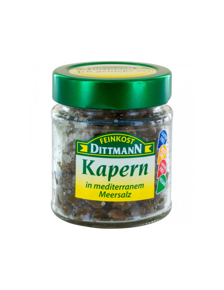 Feinkost Dittmann Kapern in Meersalz 90g