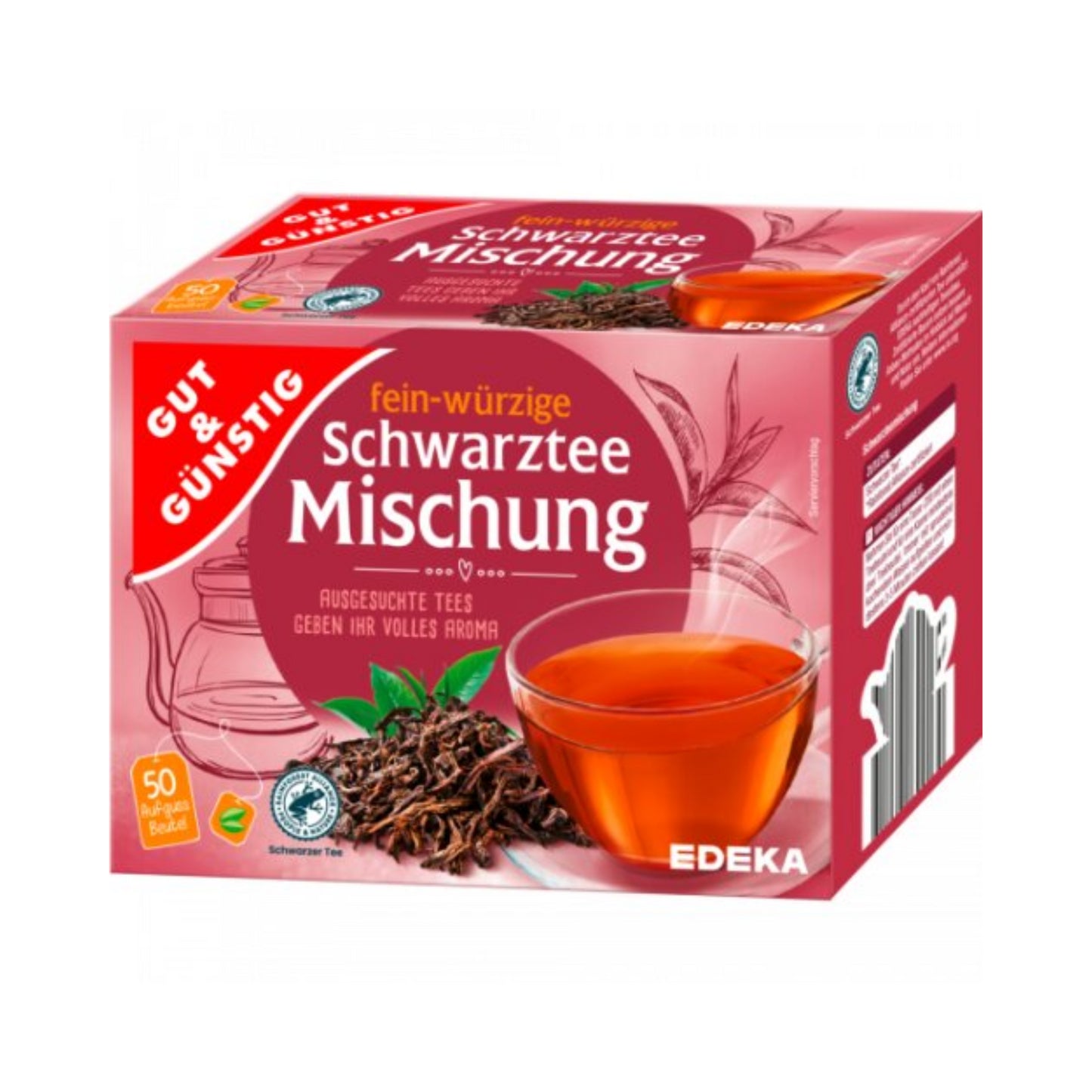 GUT&GÜNSTIG Schwarzteemischung 50x1,75g