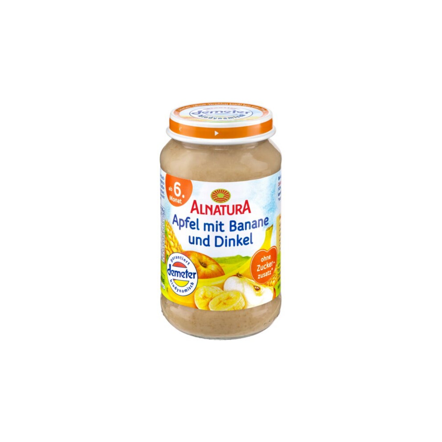 Demeter Alnatura Apfel mit Banane und Dinkel ab dem 6.Monat 190g