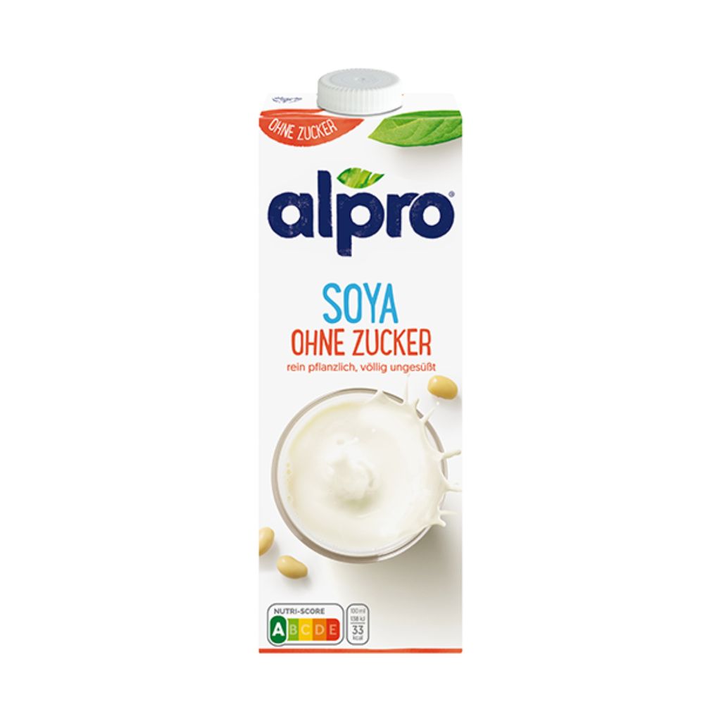 Alpro Soya H-Drink Ganze Bohne ungesüßt 1l