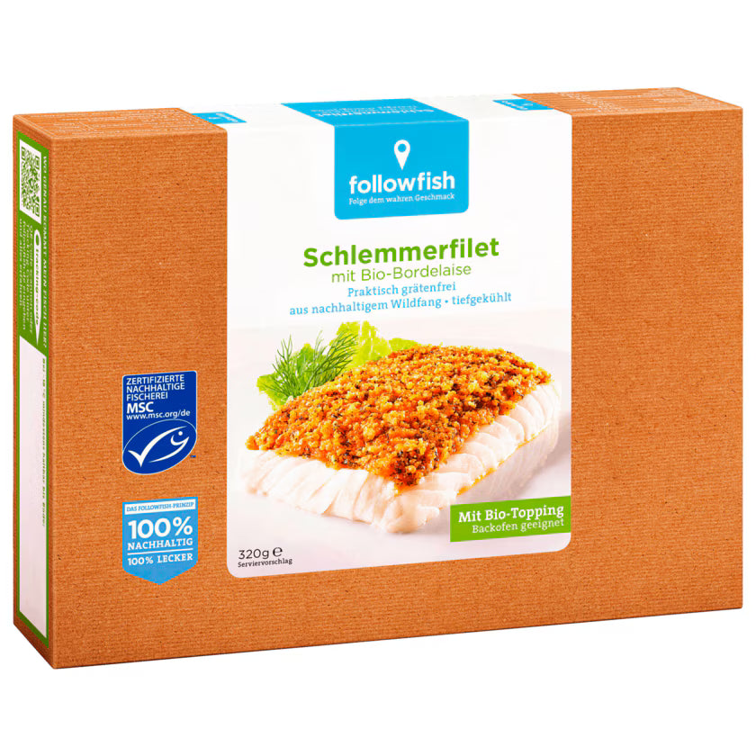 MSC Followfish Schlemmerfilet in Bio-Bordelaise 320g