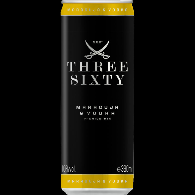 Three Sixty Vodka Maracuja 10% 0,33l DPG