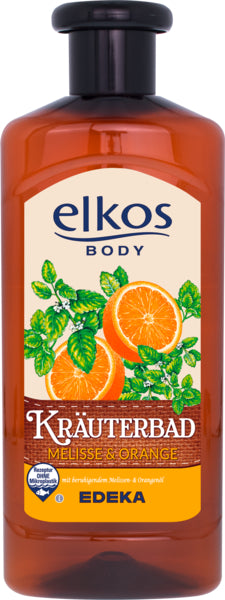 EDEKA elkos Kräuterbad Melisse&Orange 500ml