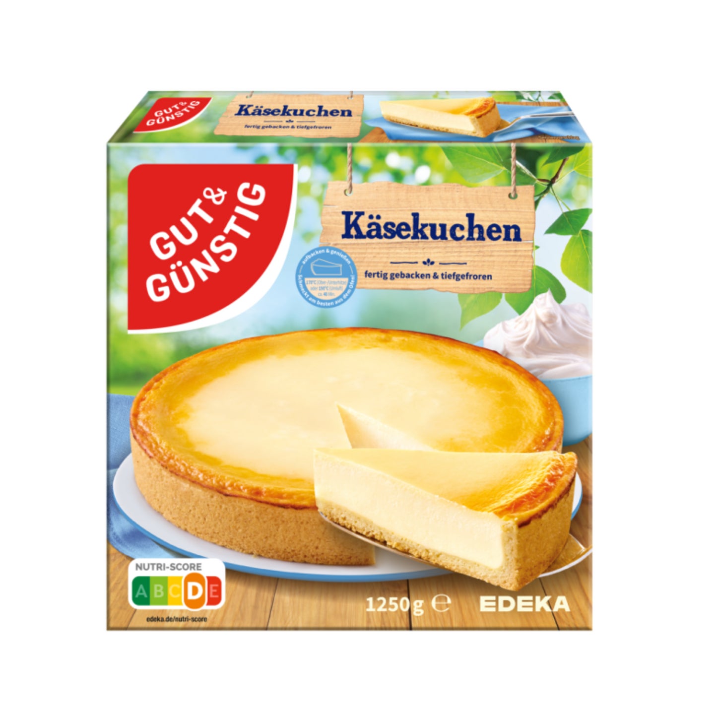 GUT&GÜNSTIG Käsekuchen 1250g