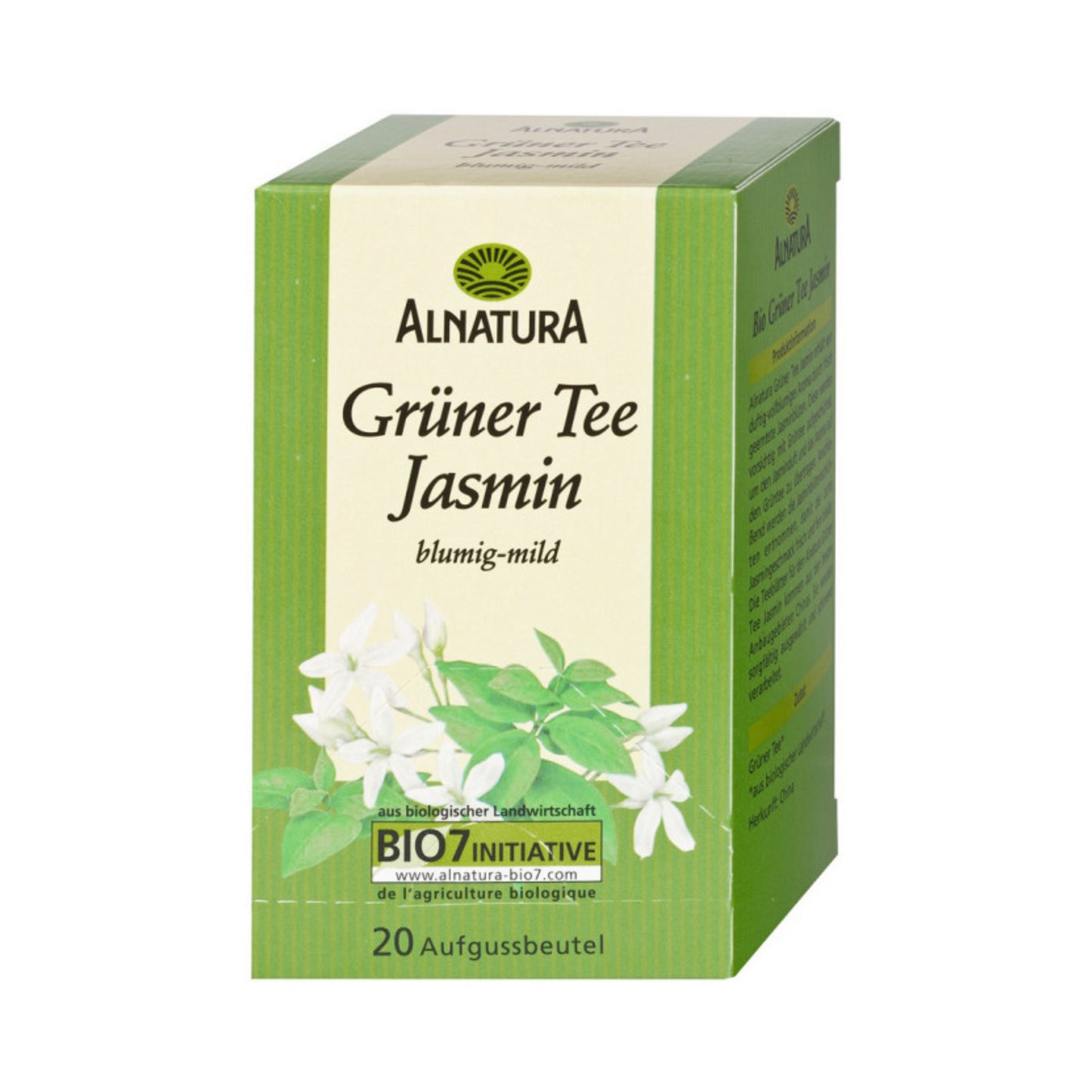 Bio Alnatura Grüner Tee Jasmin 20ST 30g