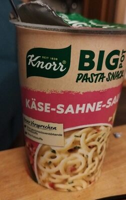 Knorr Big Pasta Snack Pot Käse-Sahne-Sauce 92g