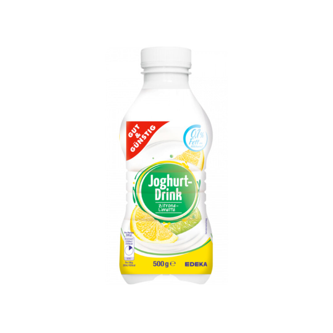 GUT&GÜNSTIG Joghurtdrink Zitrone-Limette 500g DPG