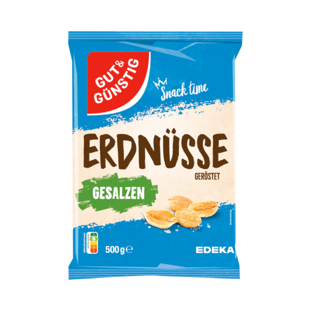 GUT&GÜNSTIG Erdnusskerne geröstet&gesalzen 500g