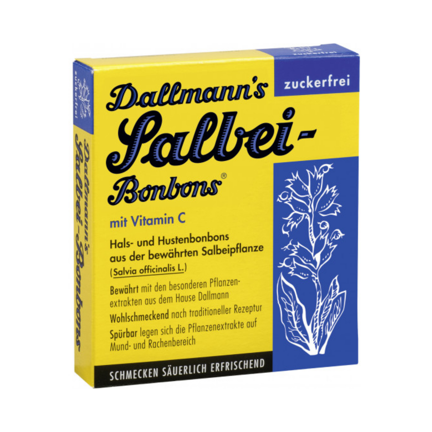 Dallmann's Salbei-Bonbons ohne Zucker 37g