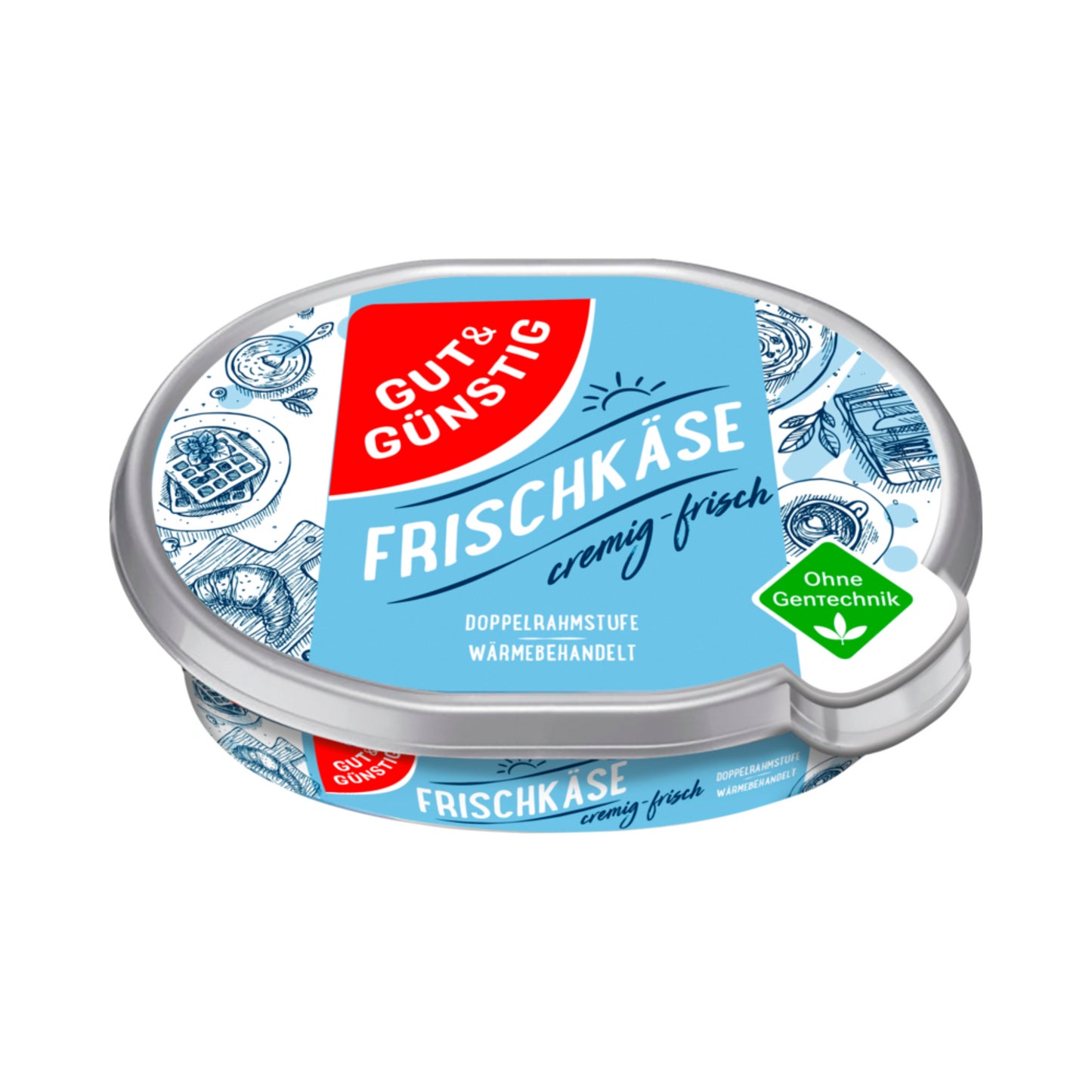 GUT&GÜNSTIG Cremiger Frischkäse Natur 175g VLOG