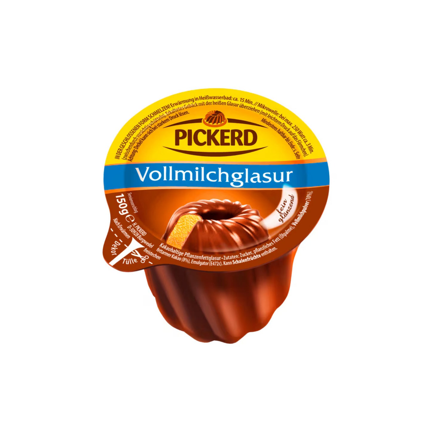 Pickerd Vollmilchglasur 150g