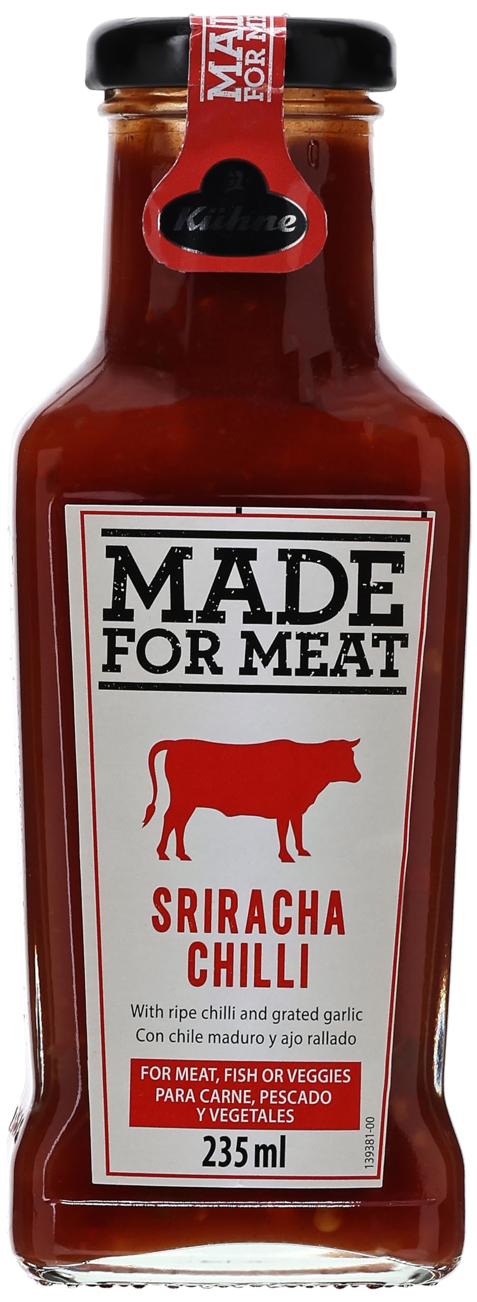 Kühne Würzsauce Made for Meat Sriracha Hot Chili 235ml