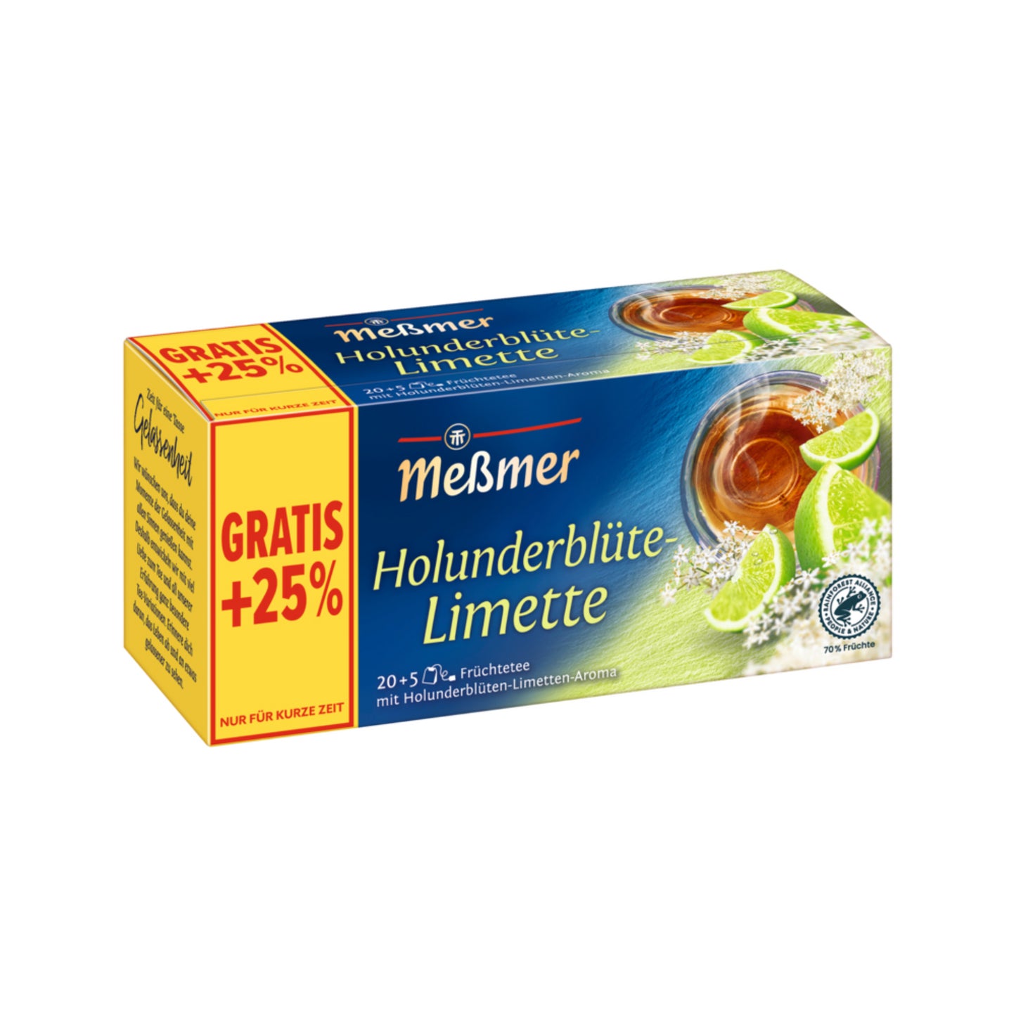 Meßmer Holunderblüte-Limette 20+5ST 62,5g