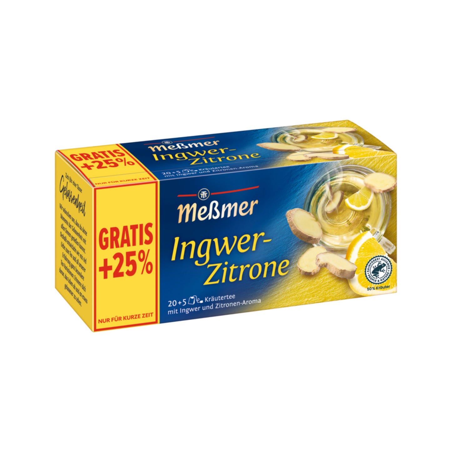 Meßmer Ingwer-Zitrone 20+5ST 50g