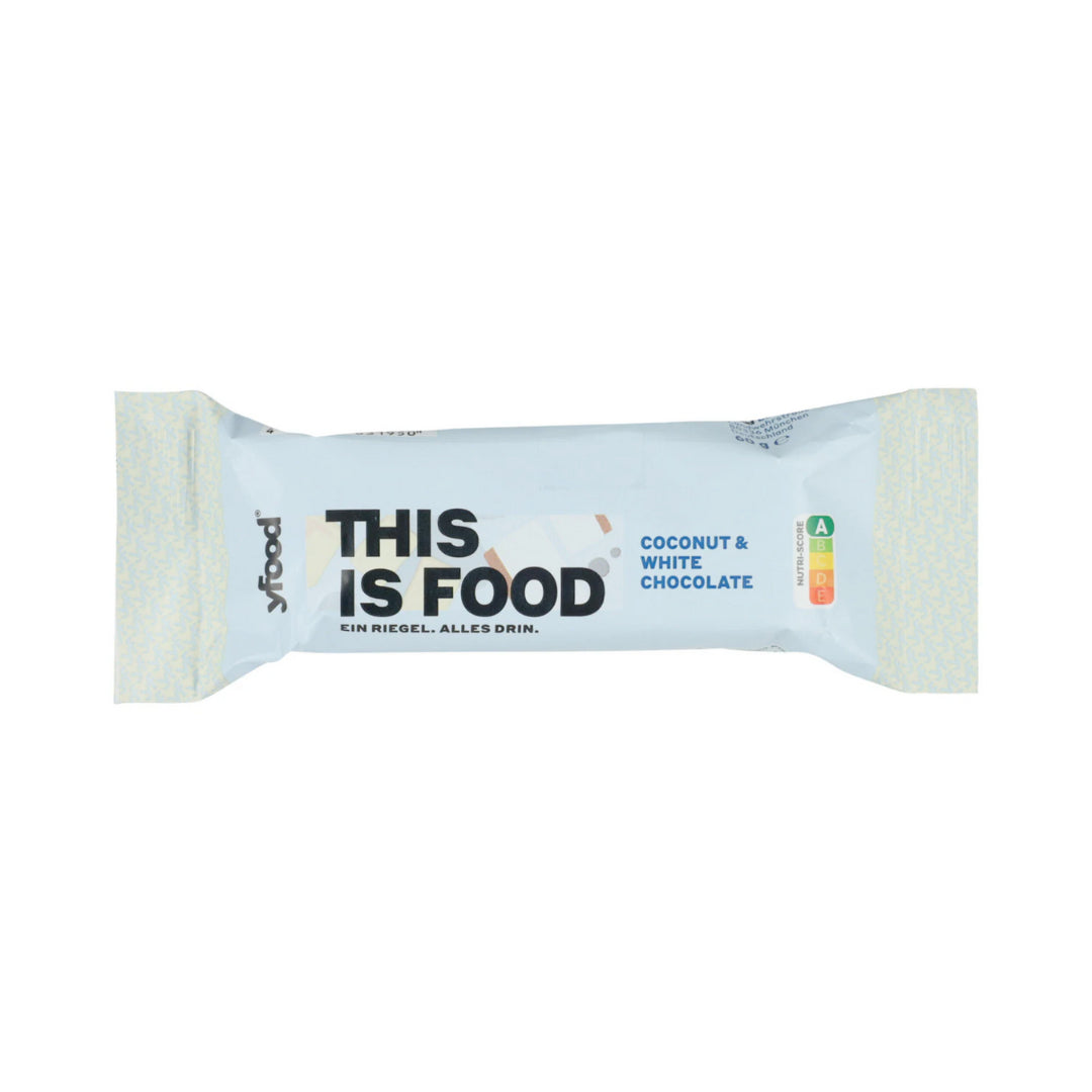 yfood Riegel White Coconut 60g
