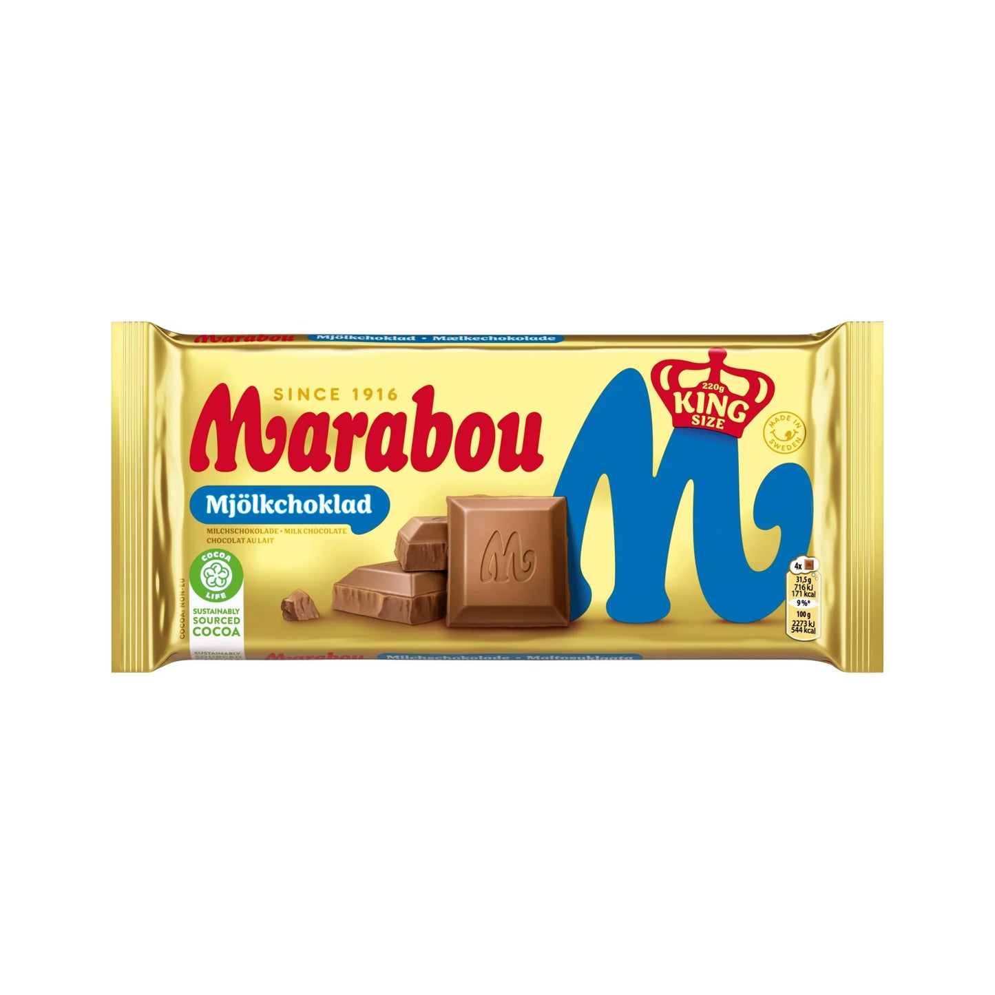Marabou Tafel Milchschokolade 220g