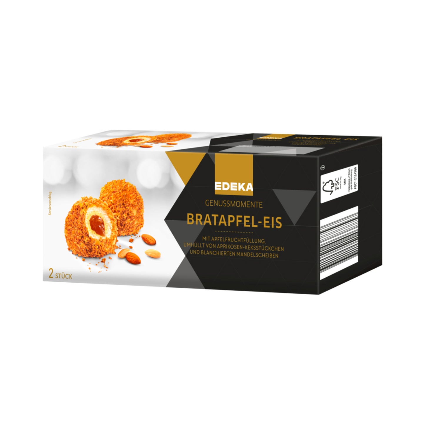 EDEKA Genussmomente Bratapfel Eis 310ml