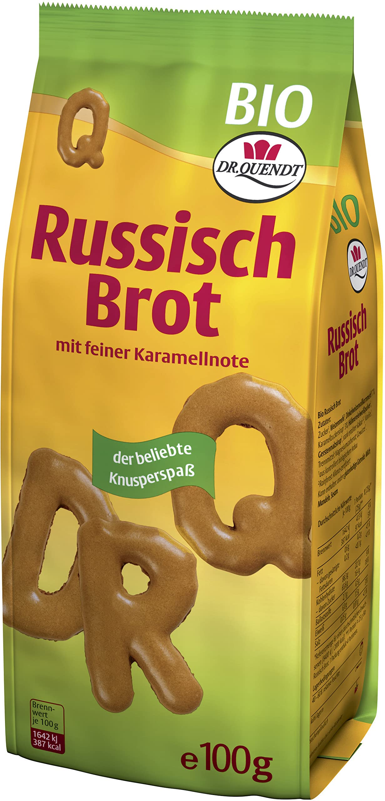 Bio Dr.Quendt Russisch Brot 100g